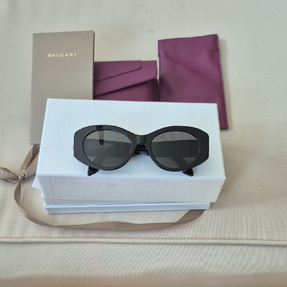 Bulgari Elegant Black Sunglasses for Women